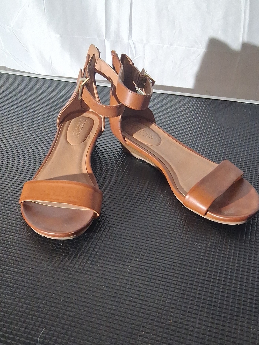 Women's Brown Ankle-Strap Sandals